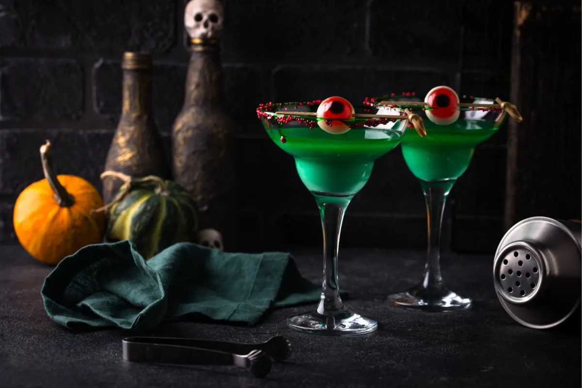 gruseliger halloween drink